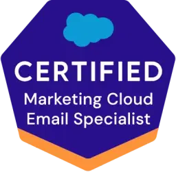 Salesforce Marketing Cloud Email Specialist - Certified