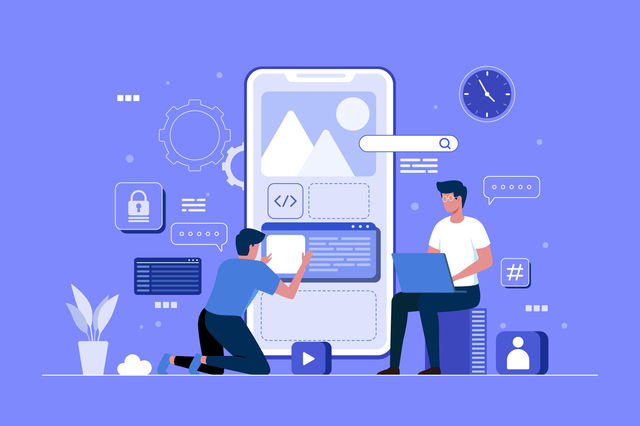 Flutter app development