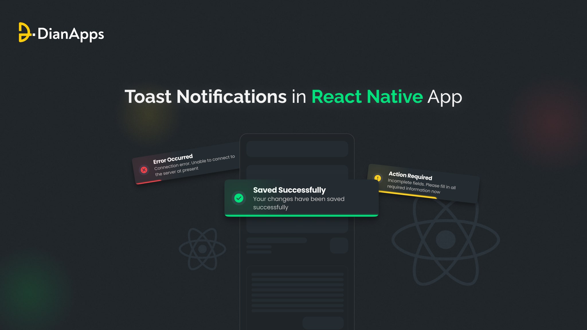 Toast Notifications in React Native App