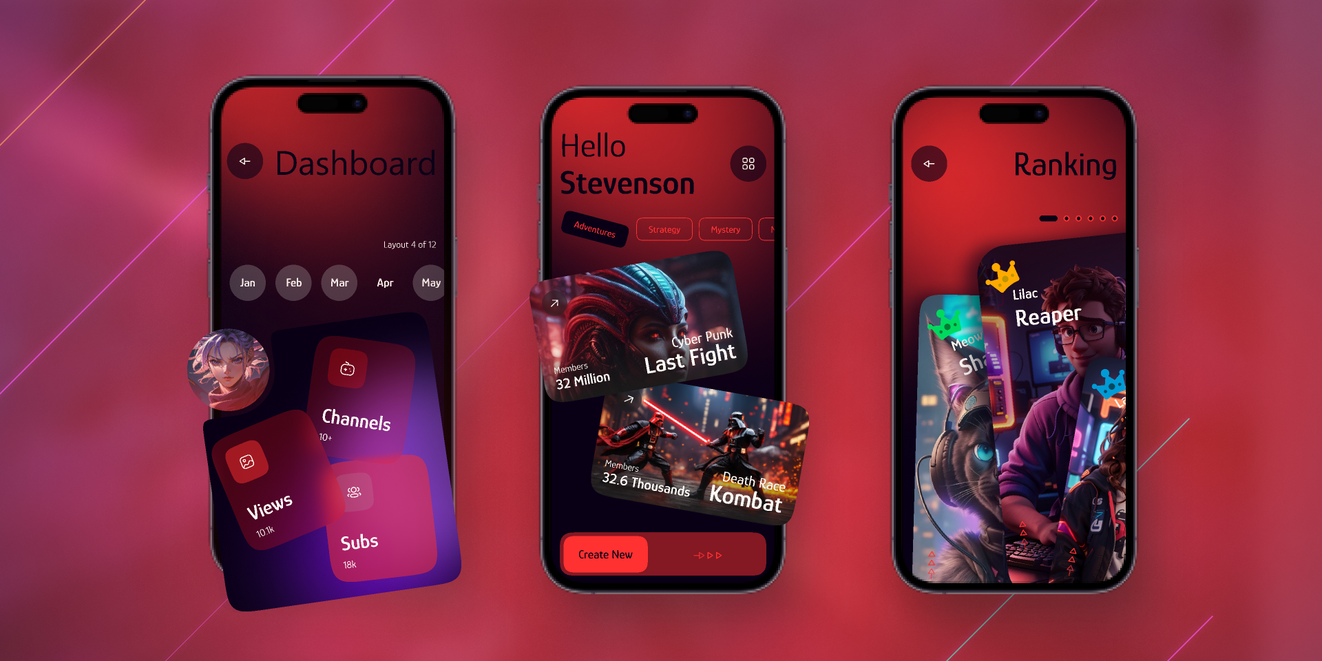 social and gaming app