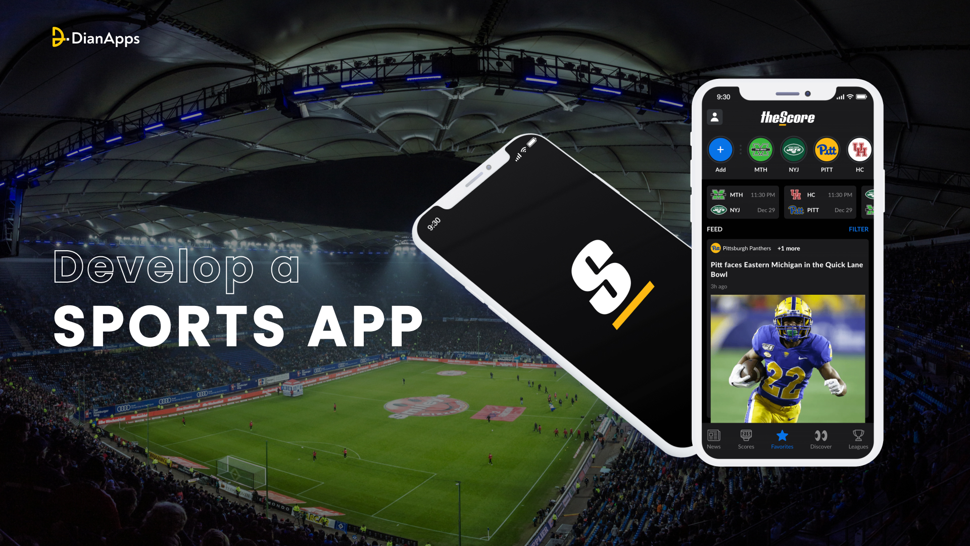 Develop a sports app like theScore