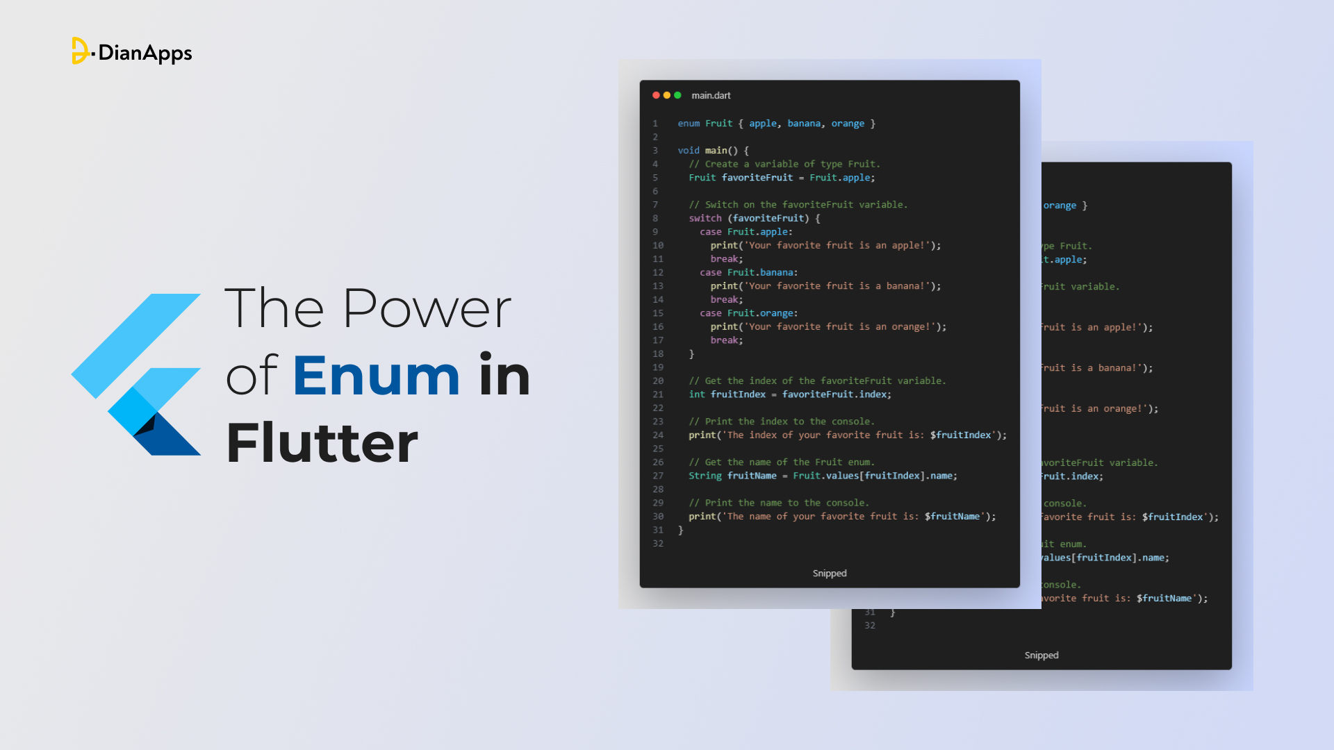 Power of Enum in Flutter