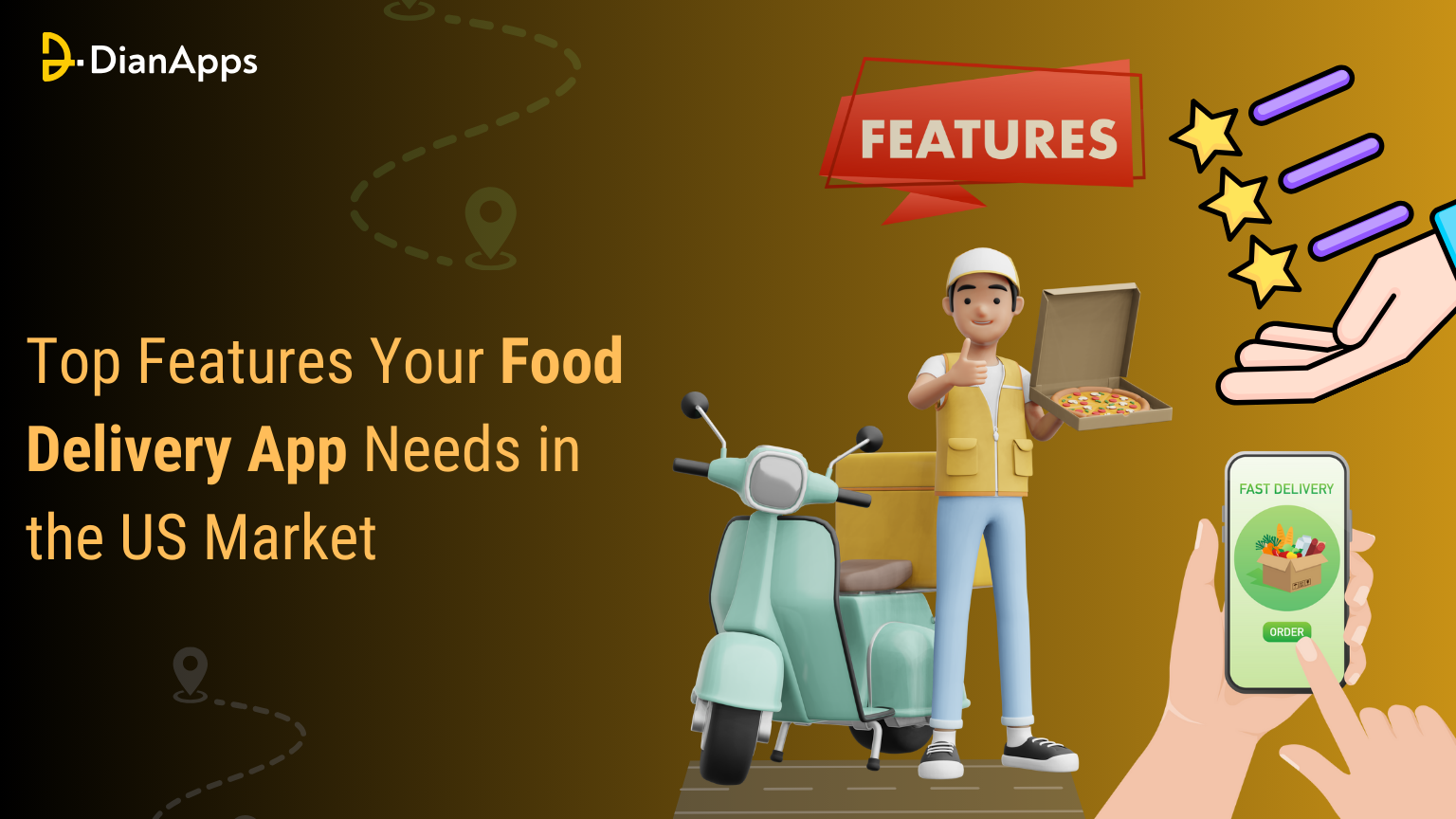 Top Features Your Food Delivery App Needs in the US Market