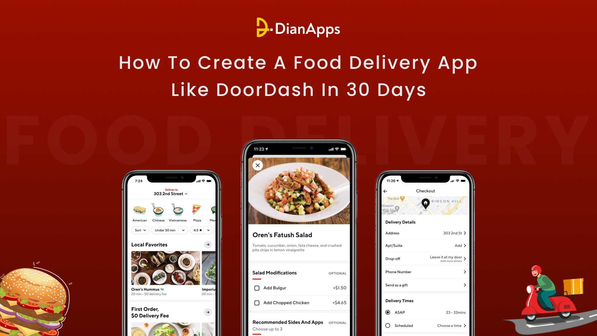 How To Create A Food Delivery App Like DoorDash In 30 Days