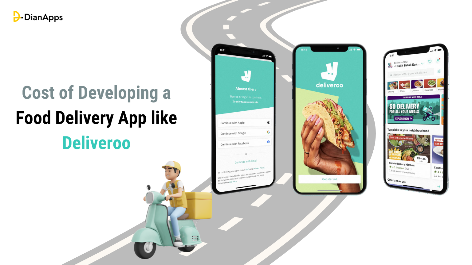 Cost of Developing a Food Delivery App like Deliveroo