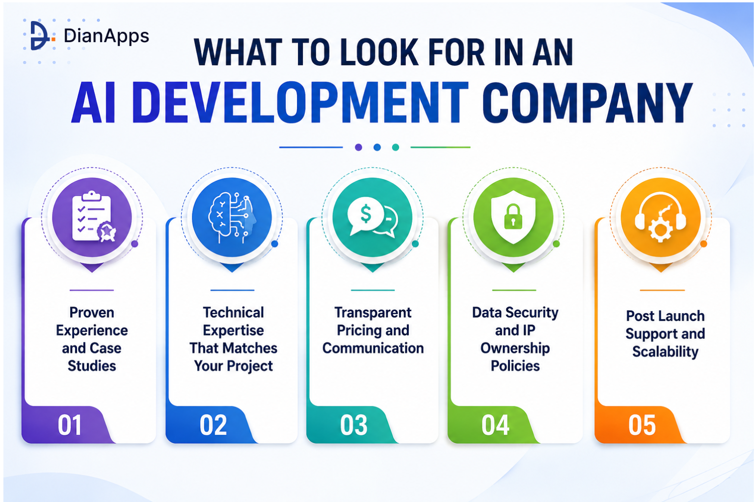 what to look for in ai dev company