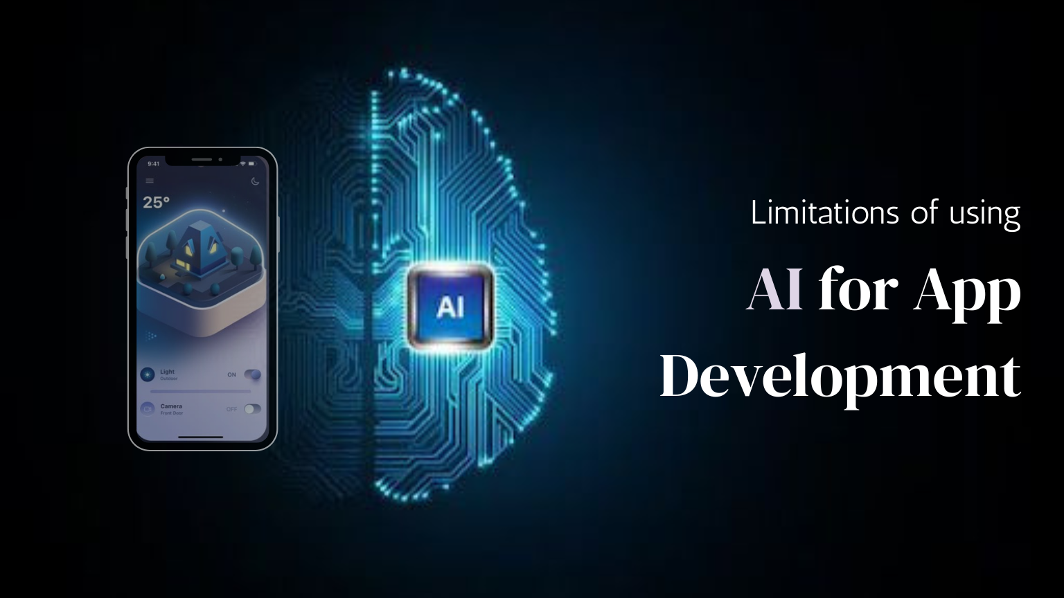 Limitations of using AI for App Development