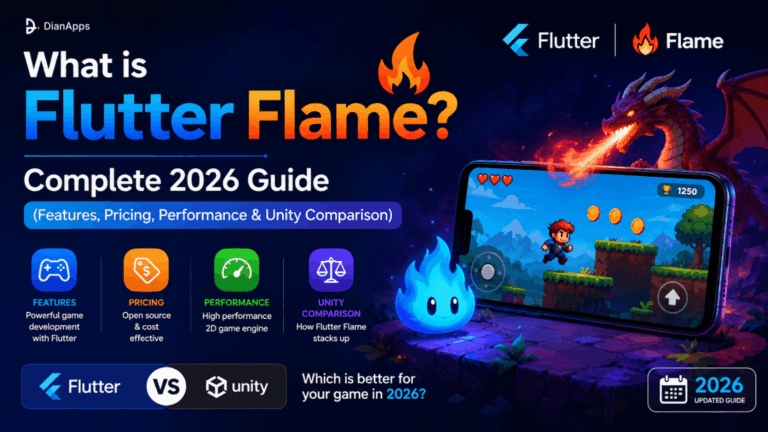 What is Flutter Flame? Complete 2026 Guide (Features, Pricing, Performance & Unity Comparison)