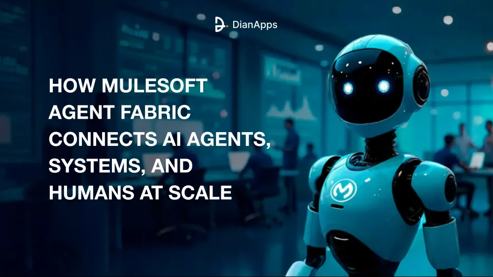 Hoe Mulesoft Agent Fabric connects AI Agents and systems