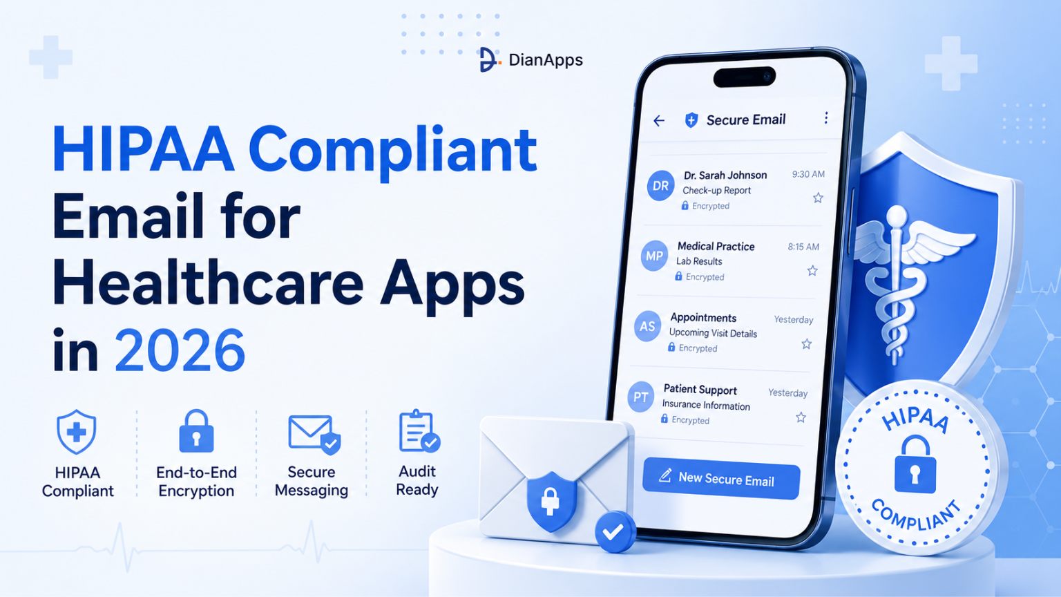 HIPAA Compliant Email for Healthcare Apps