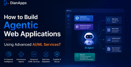 how to build agentic web apps using aiml services