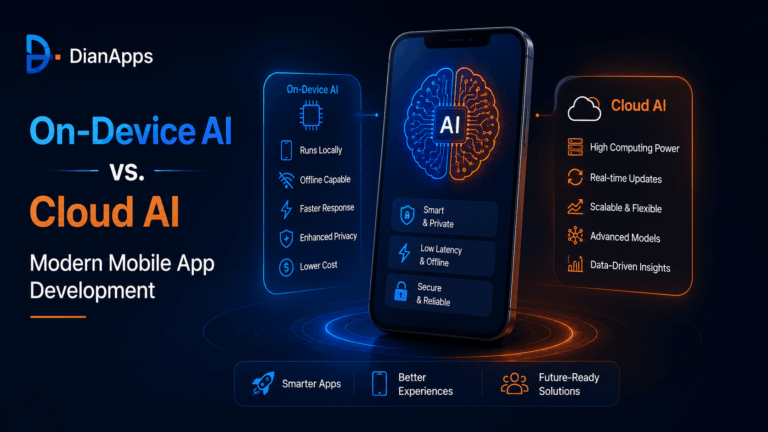 On-Device AI vs. Cloud AI: Modern Mobile App Development