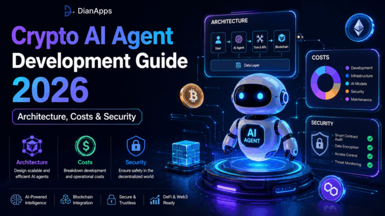 Crypto AI Agent Development Guide 2026: Architecture, Costs & Security
