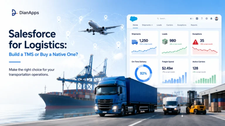 Salesforce for Logistics: Build a TMS or Buy a Native One?