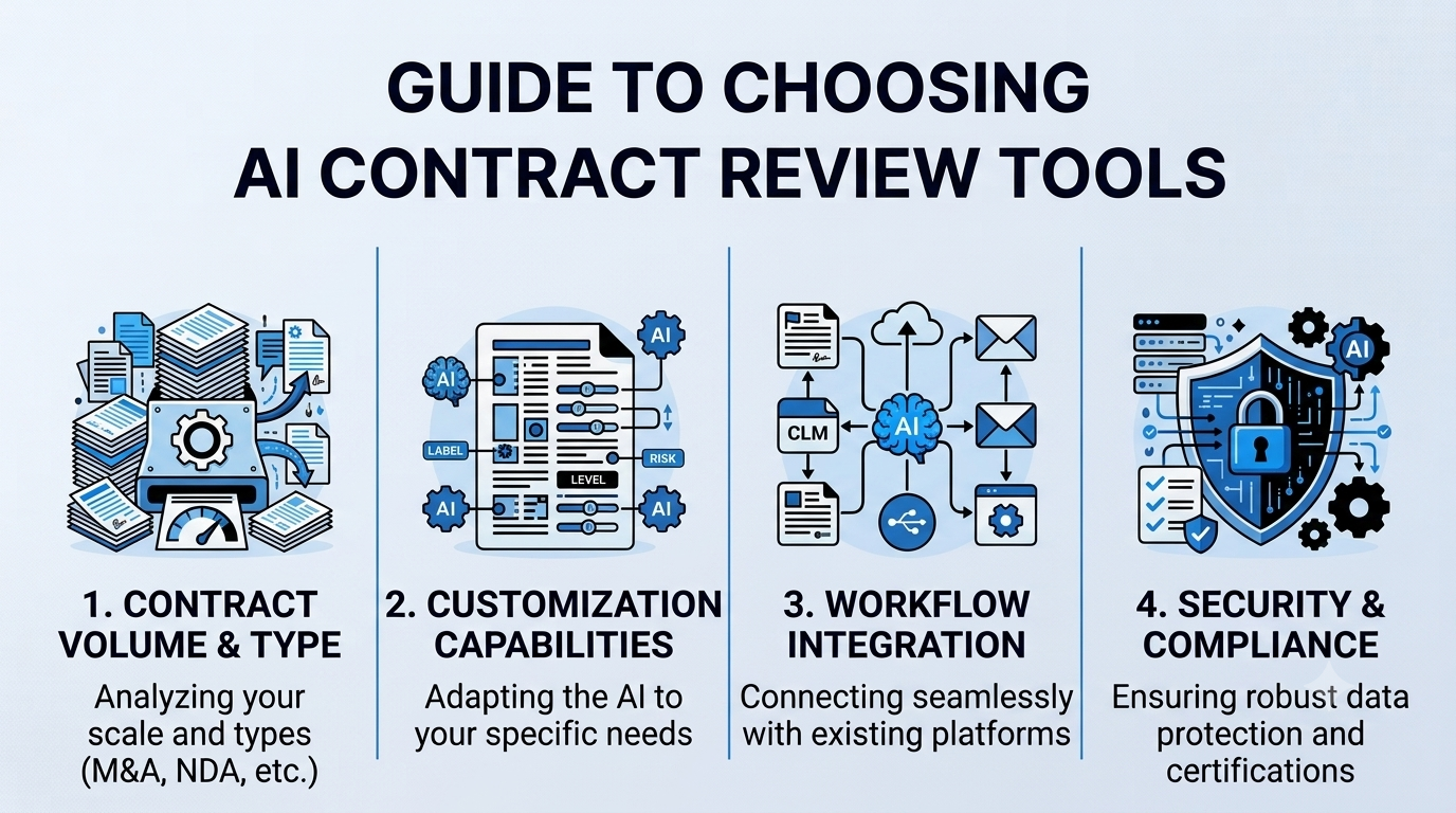 guide to choose ai contract review tool