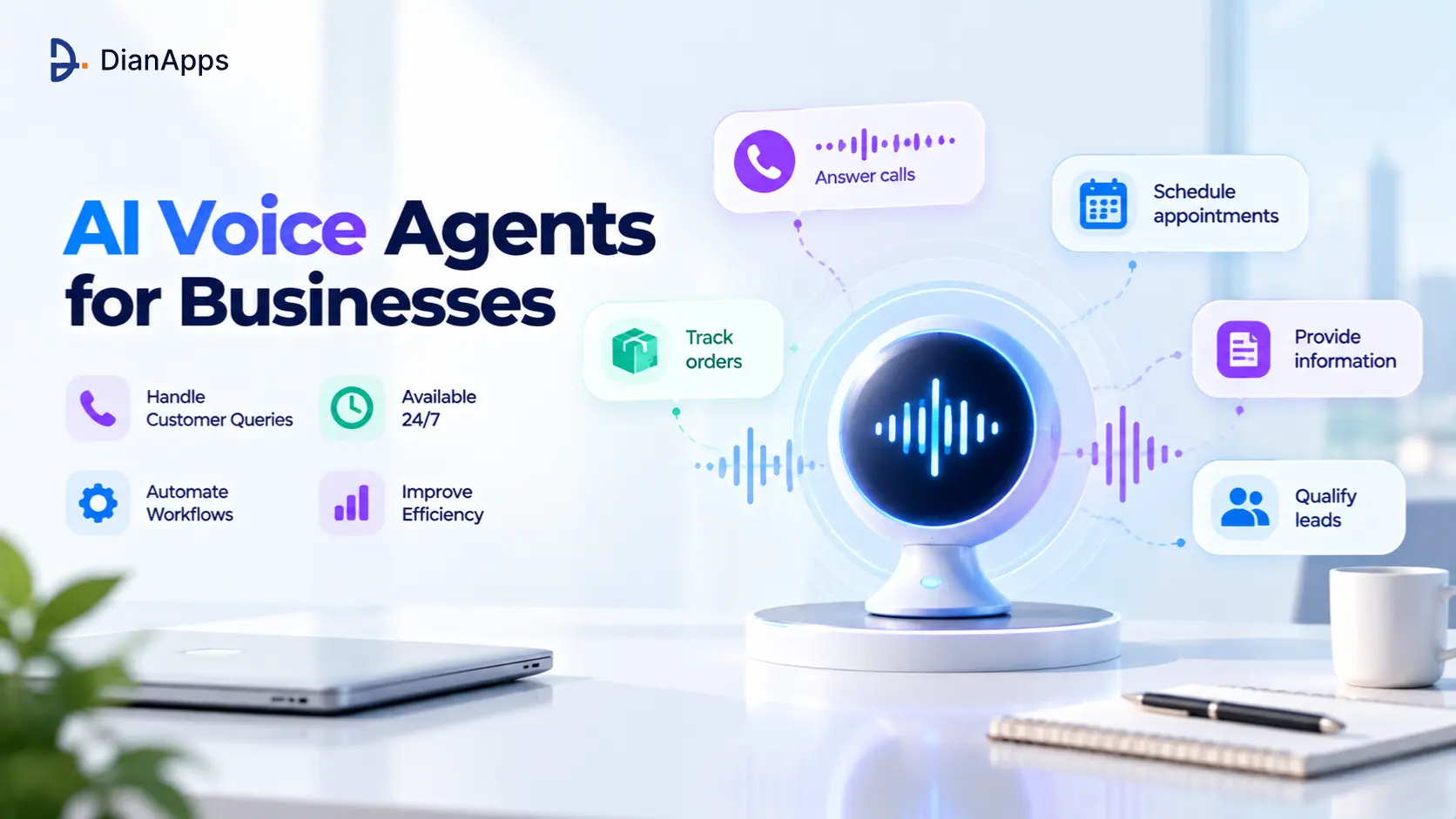 AI Voice Agents for Businesses: How They Work, Use Cases and Cost?