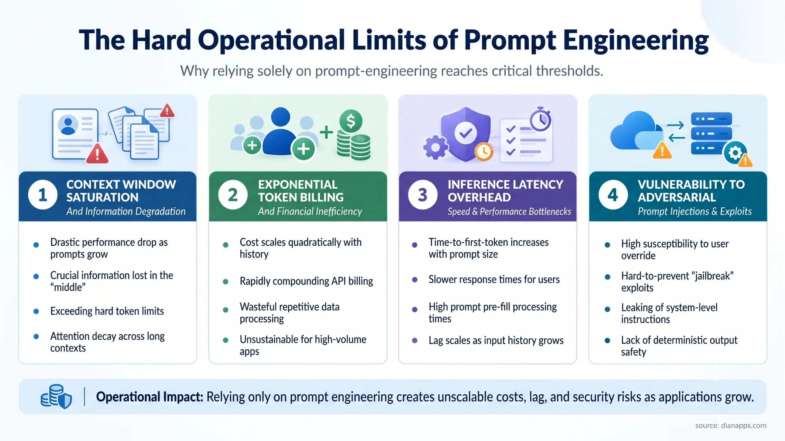 hard operational limits of prompt engineering
