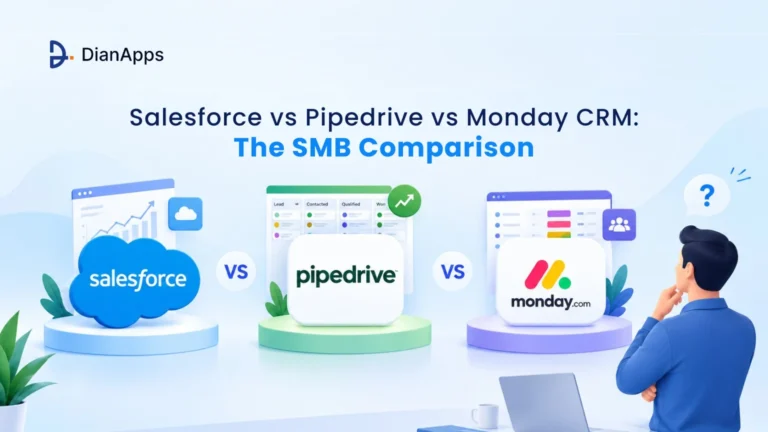 Salesforce vs Pipedrive vs Monday CRM: The SMB Comparison